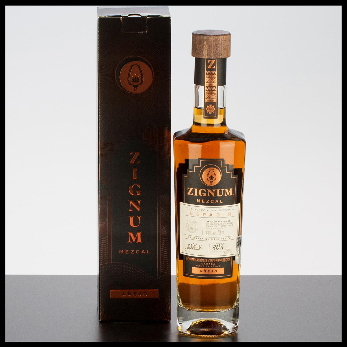Zignum Mezcal Anejo 0,7L - 38% Vol. - Trinklusiv