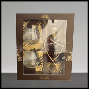 Plantation Barbados XO Rum 20th Anniversary Geschenkbox mit 2 Gläsern 0,7L - 40% Vol. - Trinklusiv