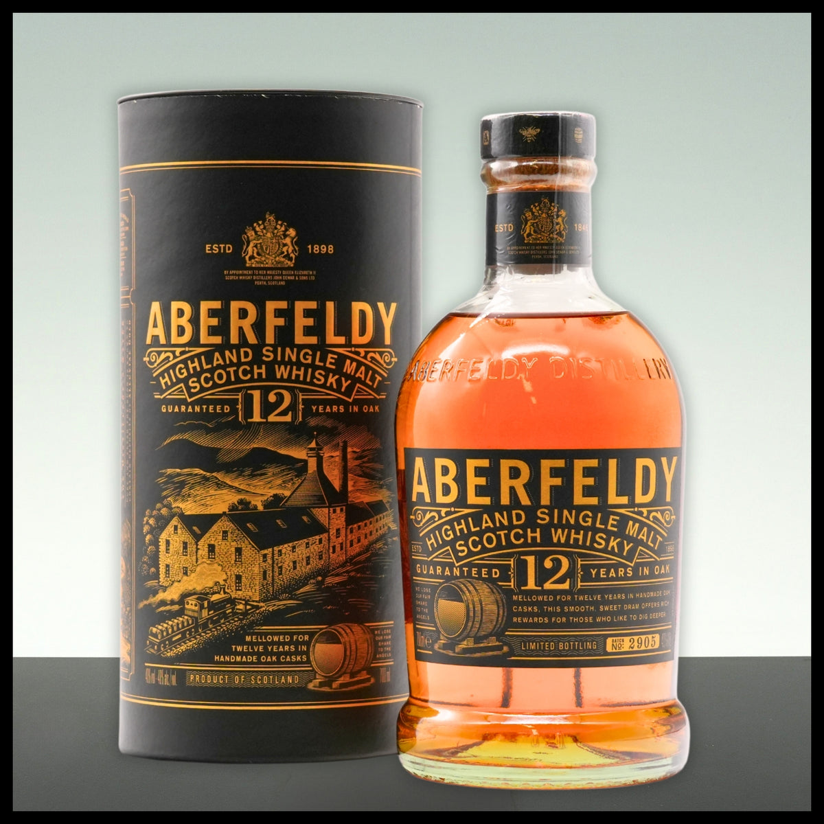 Aberfeldy 12 YO Highland Single Malt Whisky 0,7L - 40% Vol. - Trinklusiv