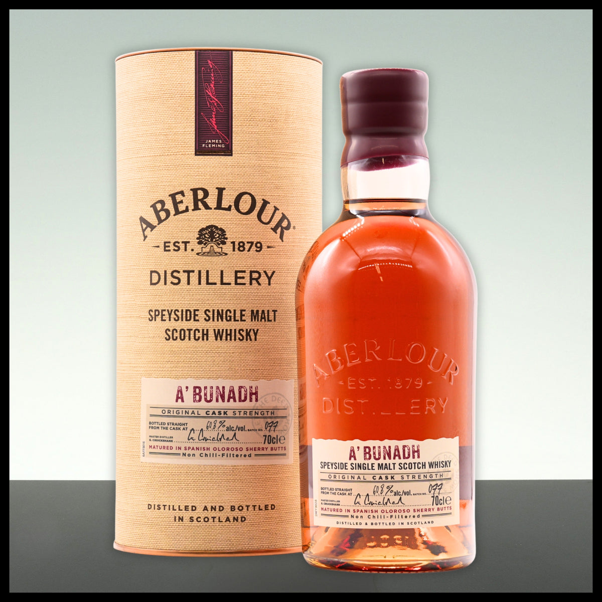Aberlour a'bunadh Cask Strength Batch 77 0,7L - 60,8% Vol. - Trinklusiv