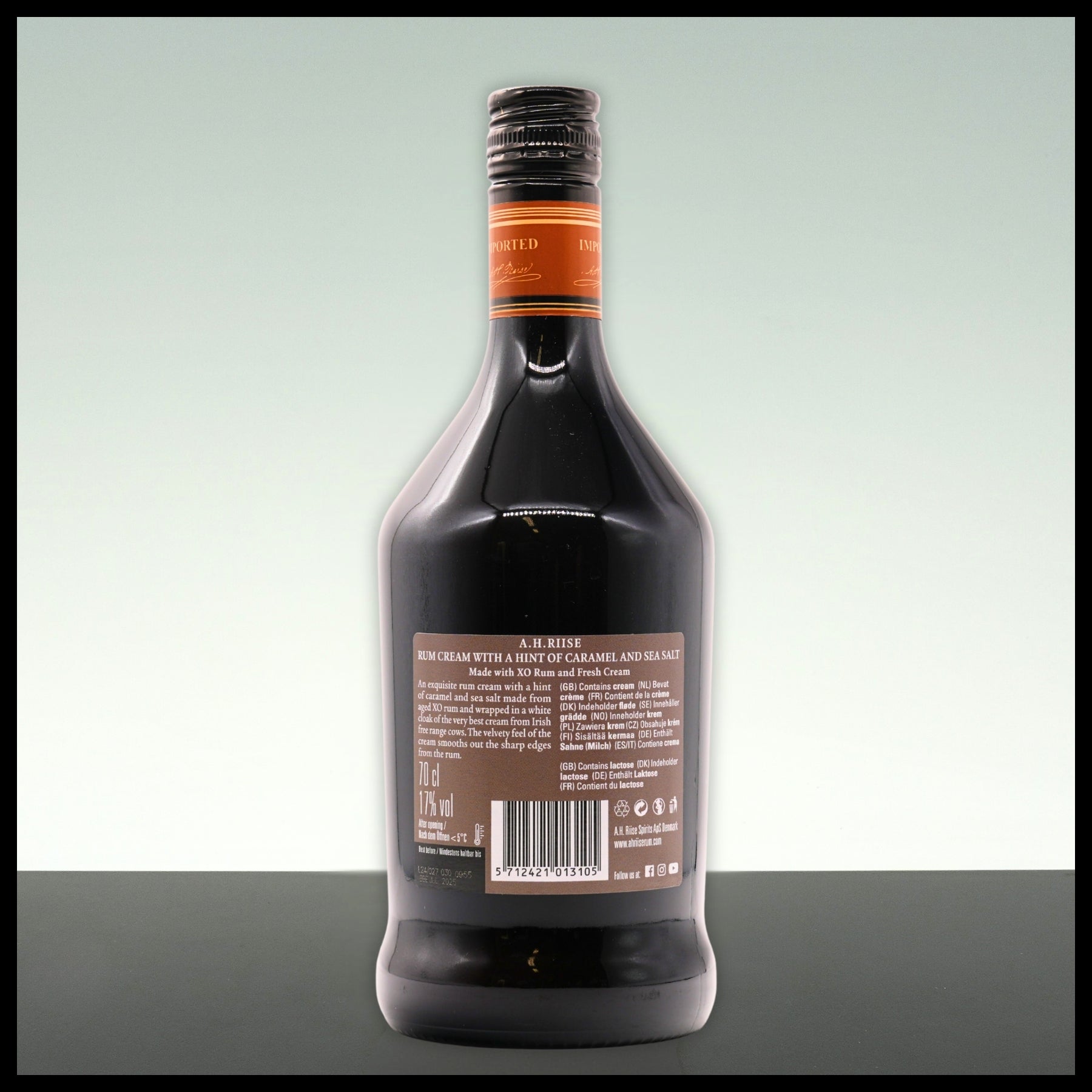 A.H. Riise Caramel Cream Liqueur 0,7L - 17% Vol. - Trinklusiv