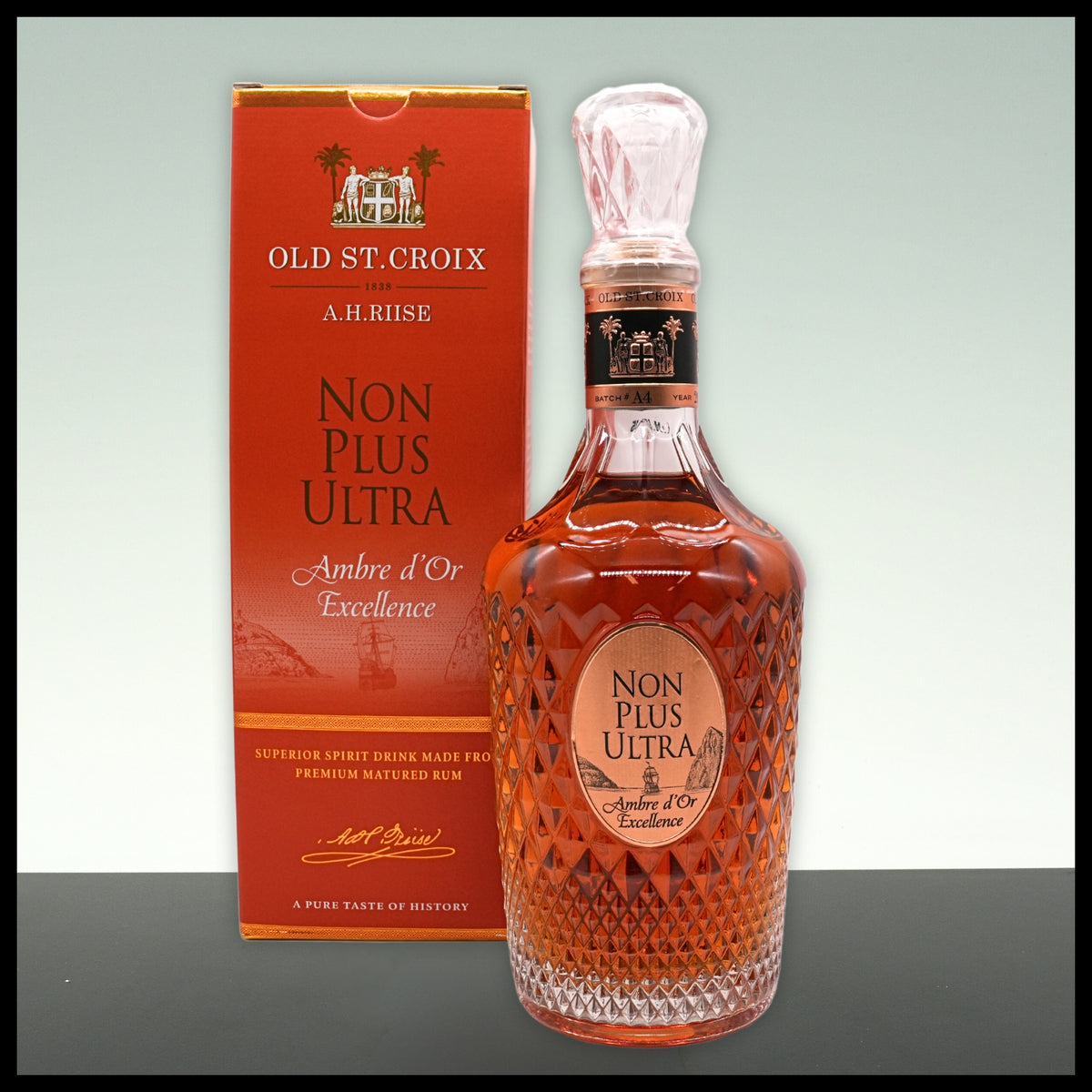 A.H. Riise Non Plus Ultra Ambre d'Or Excellence 0,7L - 42% Vol.