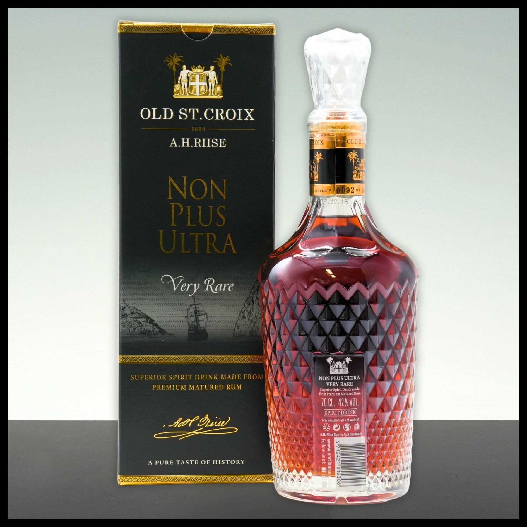 A.H. Riise Non Plus Ultra Very Rare 0,7L - 42% Vol. - Trinklusiv