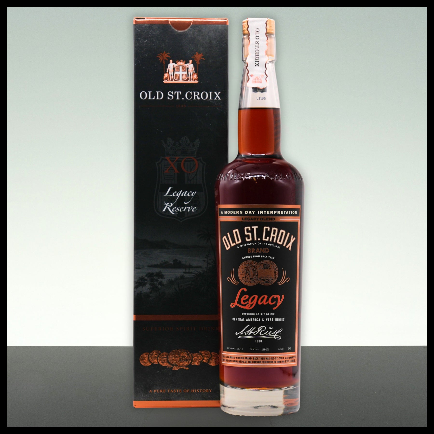 A.H. Riise Old St. Croix XO Legacy Reserve 0,7L - 42% Vol.