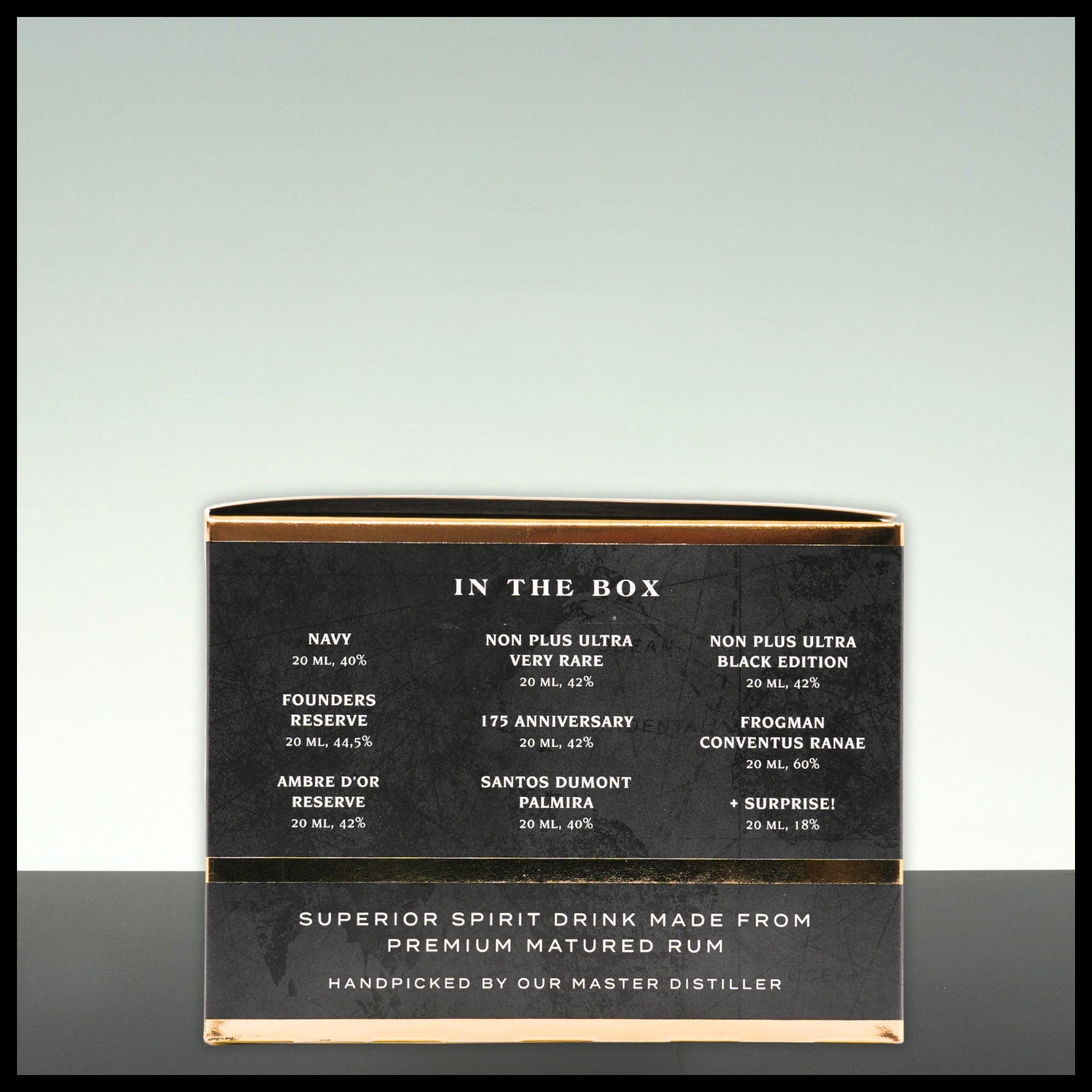 A.H. Riise & Santos Dumont Tasting Kit #1 - 9x 0,02L