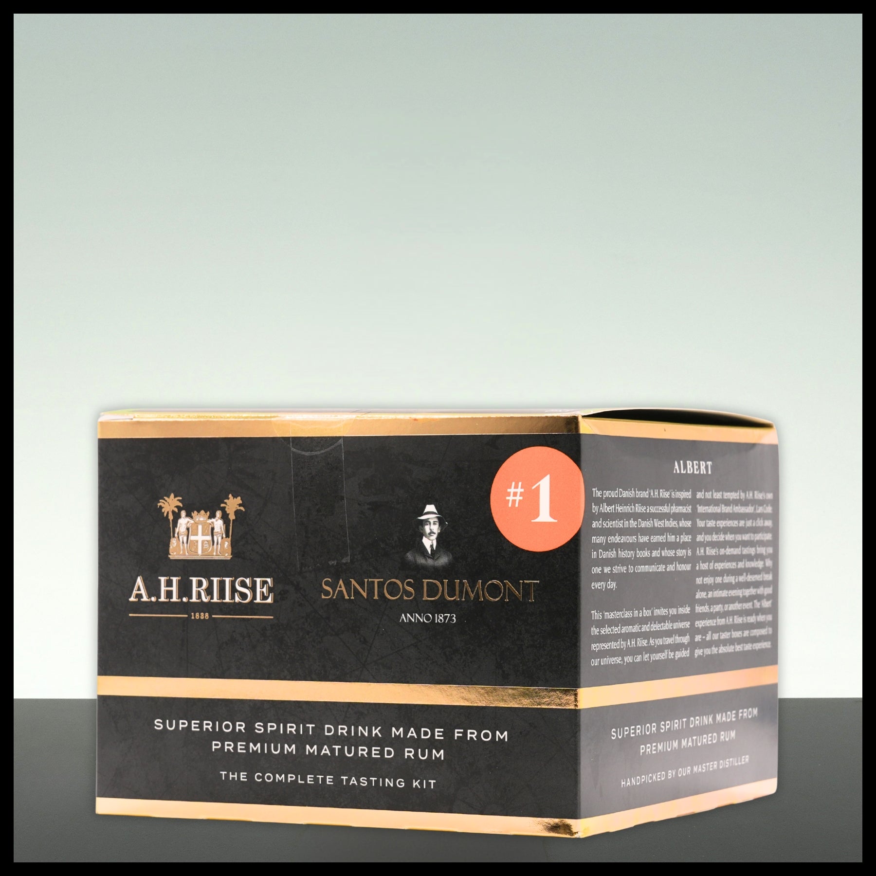 A.H. Riise & Santos Dumont Tasting Kit #1 - 9x 0,02L