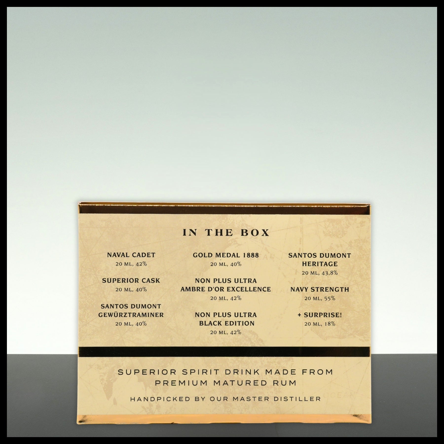 A.H. Riise & Santos Dumont Tasting Kit #2 - 9x 0,02L
