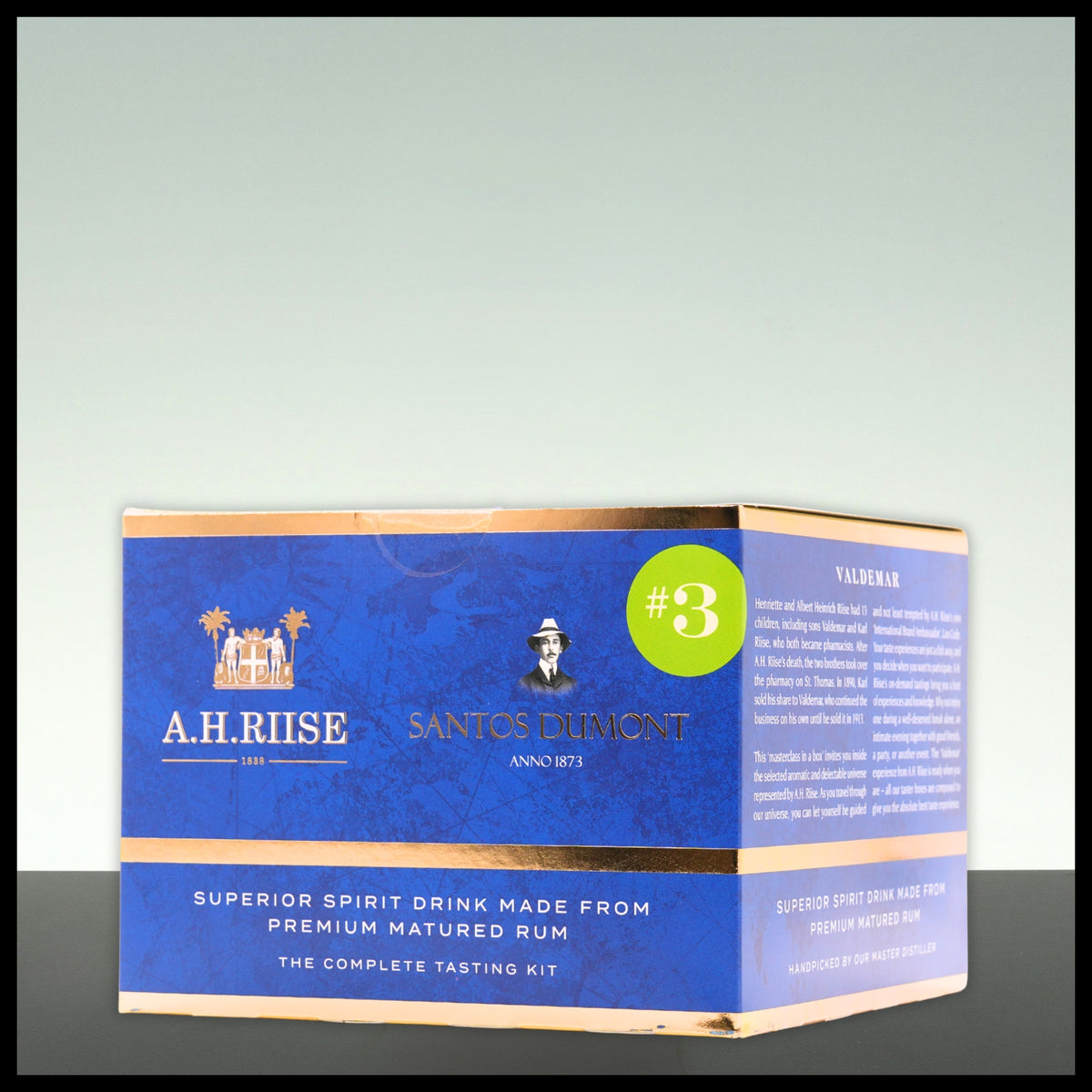 A.H. Riise & Santos Dumont Tasting Kit #3 - 9x 0,02L