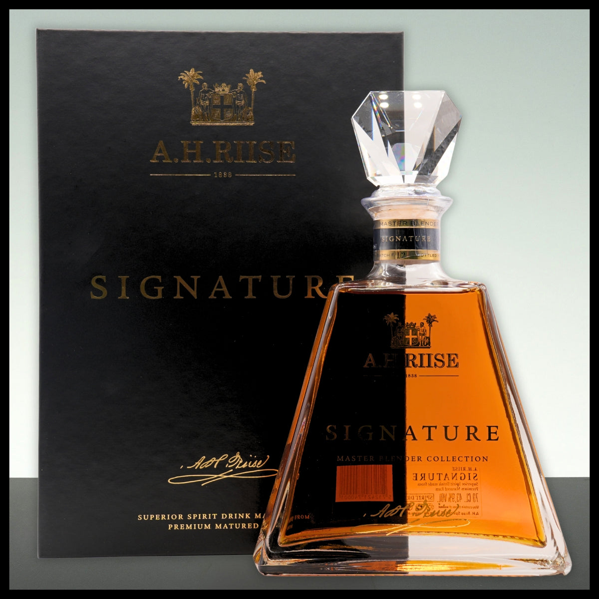 A.H. Riise Signature Master Blender Collection 0,7L - 43,9% Vol. - Trinklusiv