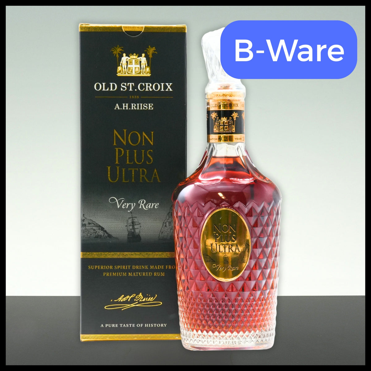 A.H. Riise Non Plus Ultra Very Rare B-Ware 0,7L - 42% Vol.