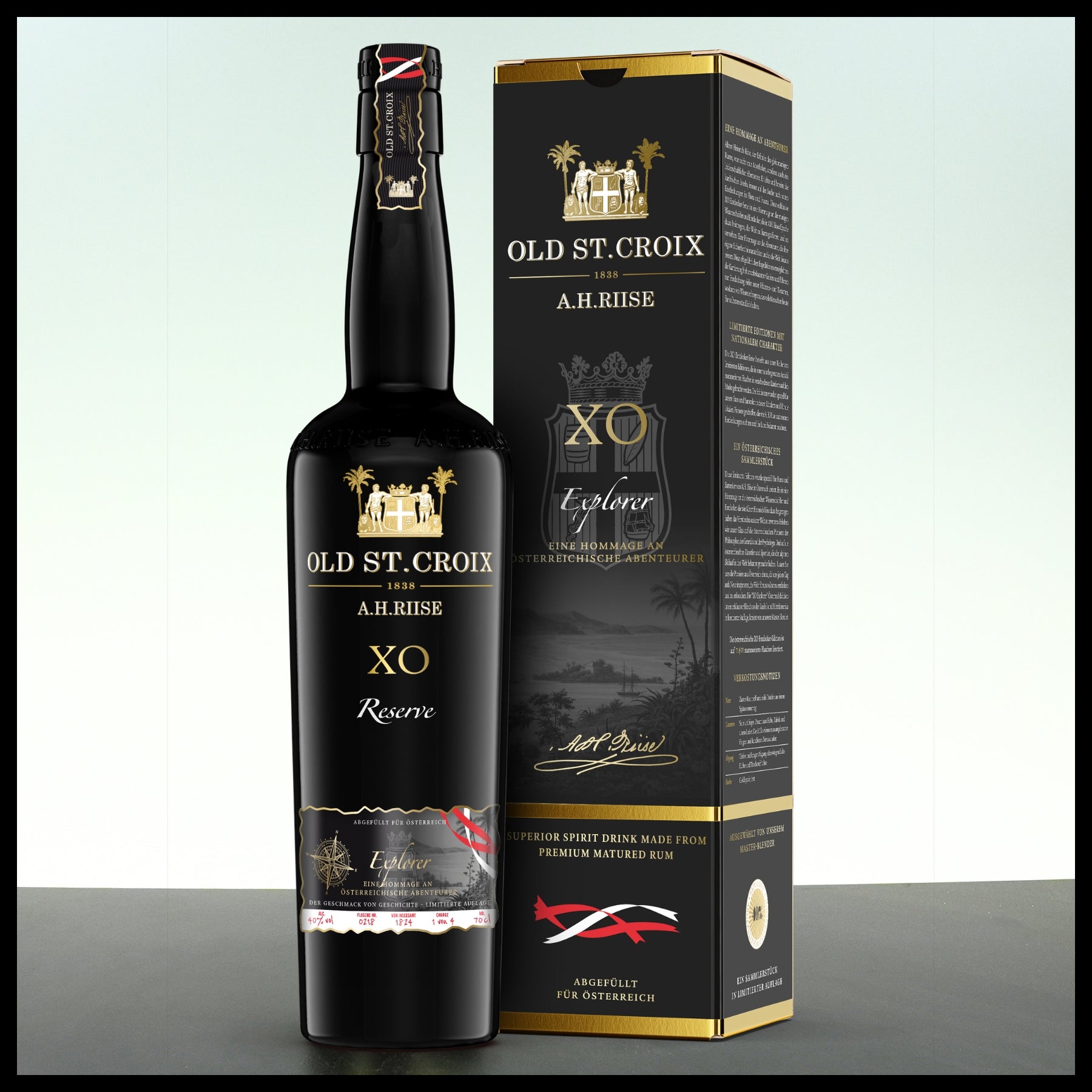 A.H. Riise XO Explorer AUSTRIA Edition 0,7L - 40% Vol.