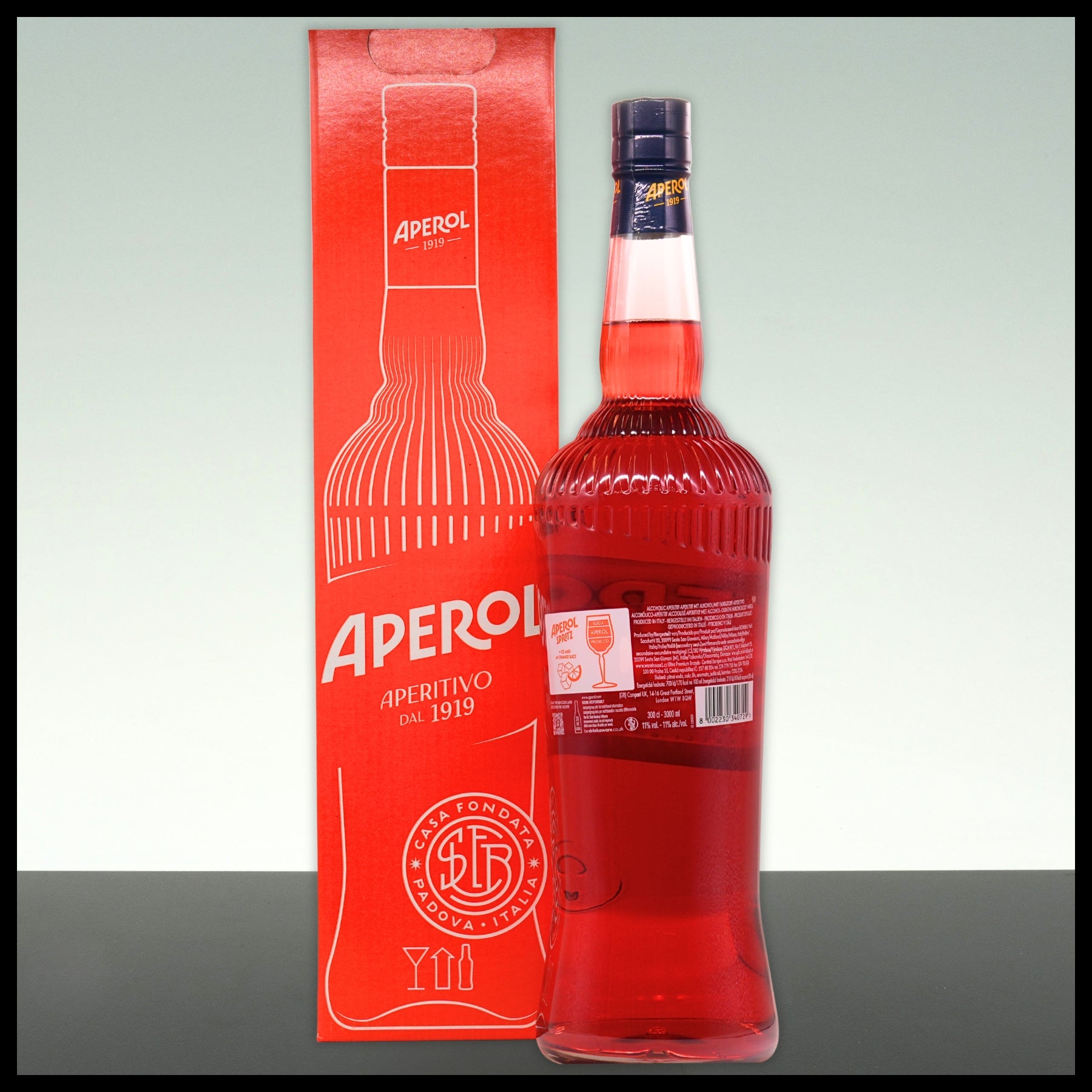 Aperol Aperitivo 3L - 11% Vol. - Trinklusiv