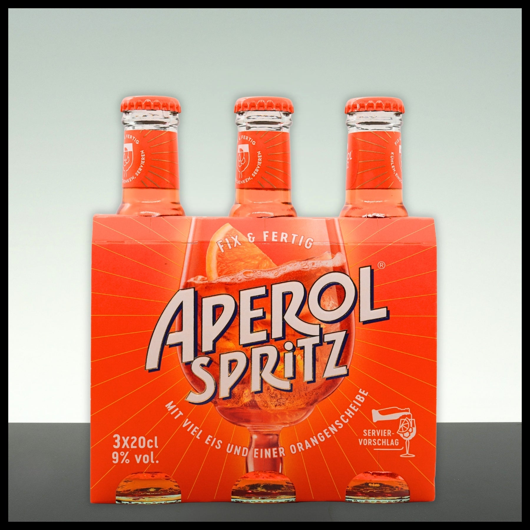 Aperol Spritz 3x 0,2L - 9% Vol. - Trinklusiv