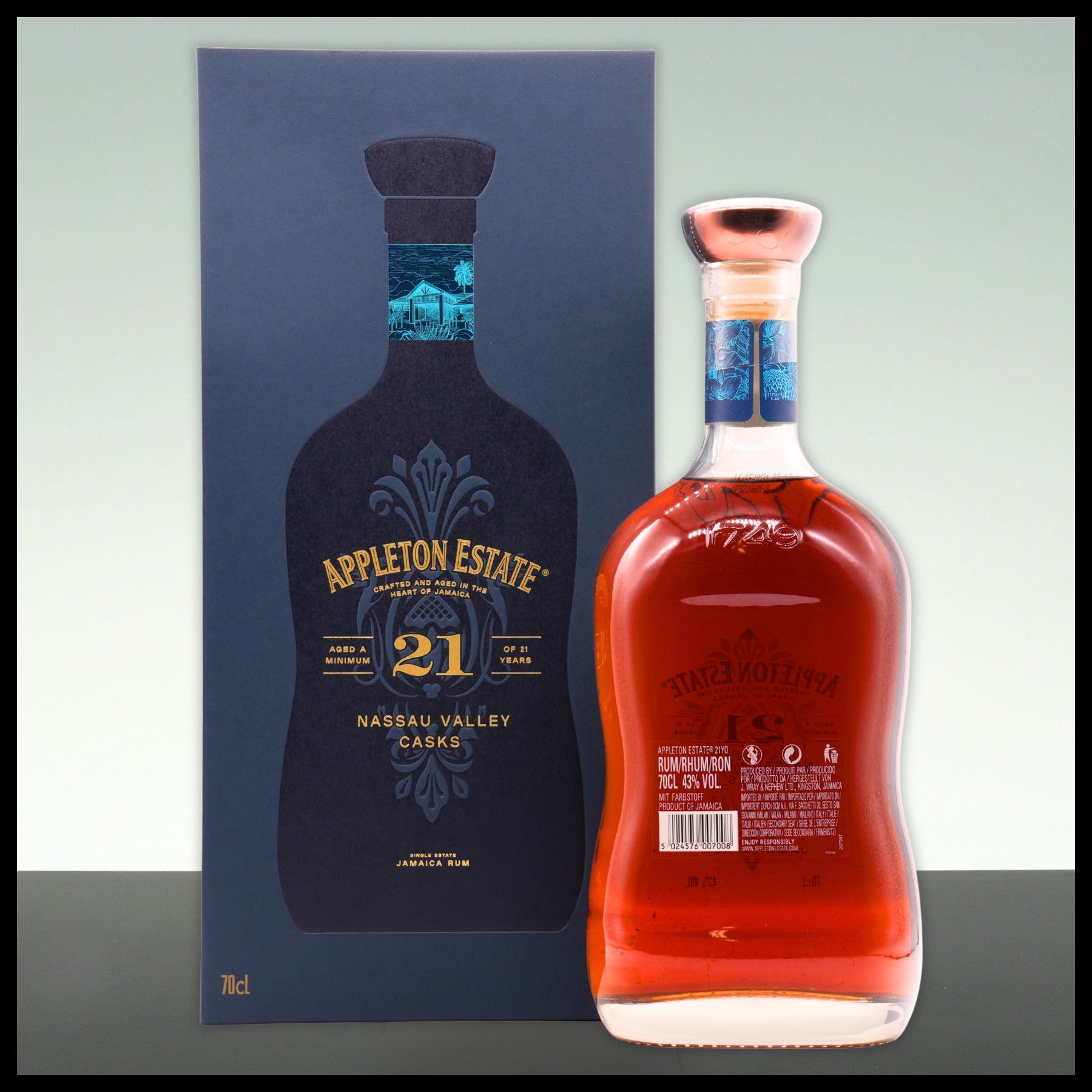 Appleton Estate 21 YO Jamaica Rum 0,7L - 43% Vol. - Trinklusiv