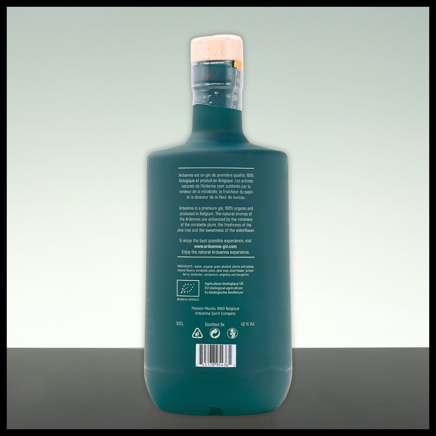 Arduenna Organic Gin 0,5L - 40% Vol.