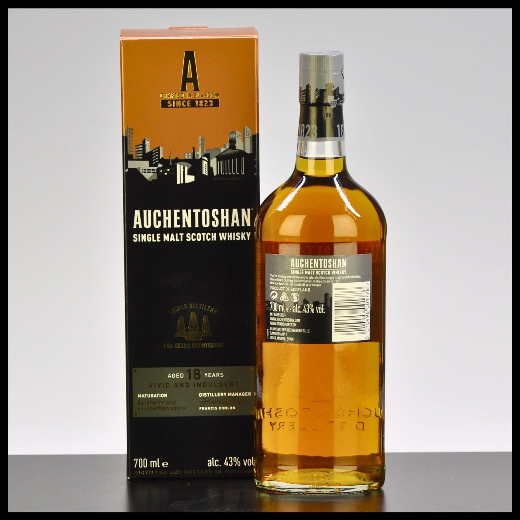 Auchentoshan 18 YO Single Malt Whisky 0,7L - 43% Vol.