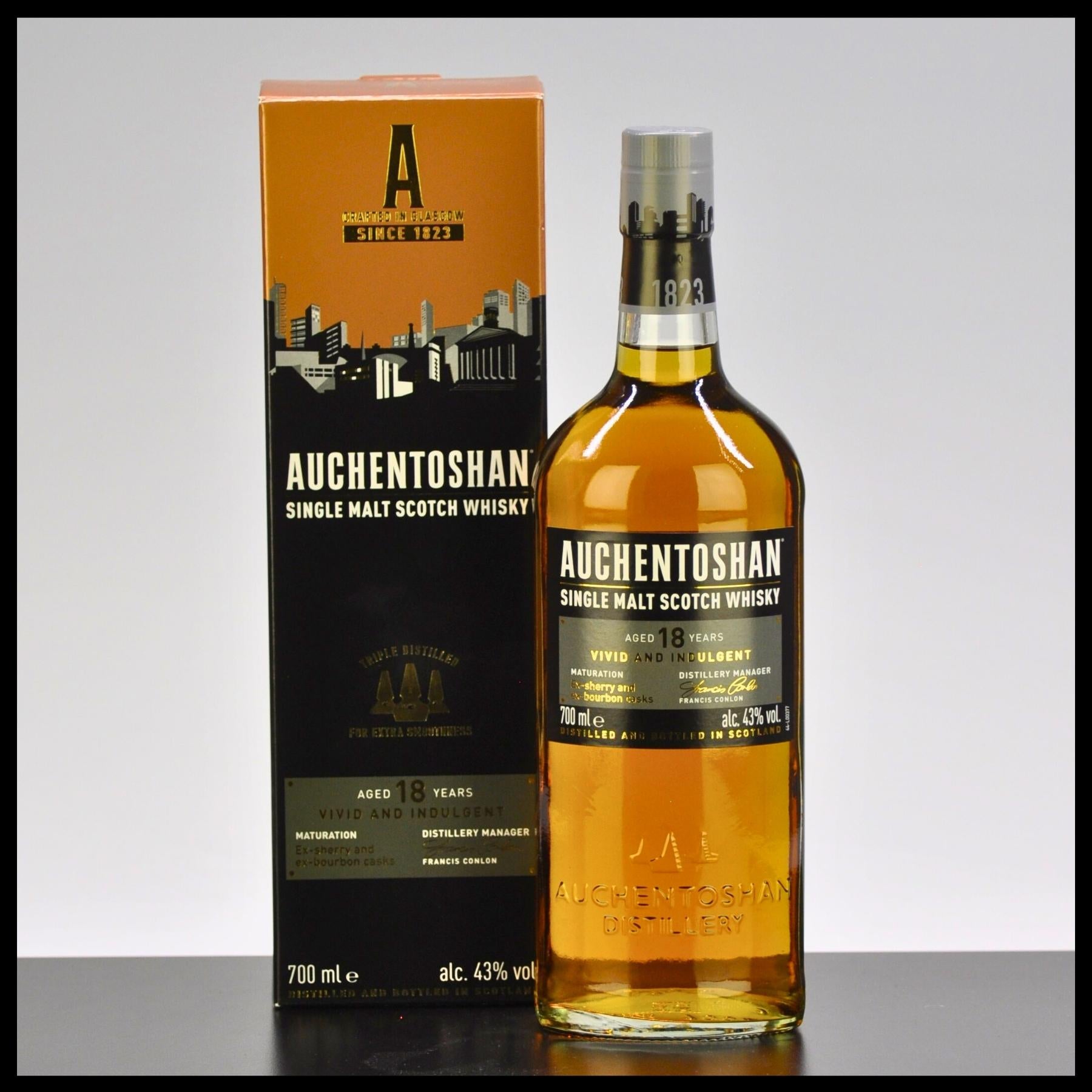 Auchentoshan 18 YO Single Malt Whisky 0,7L - 43% Vol.