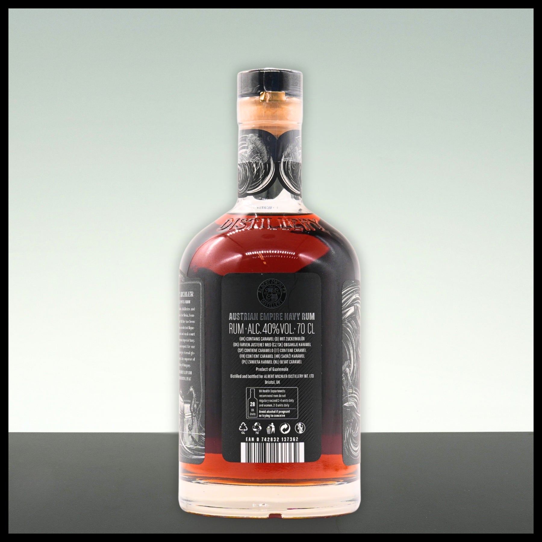 Austrian Empire Navy Rum Maximus 0,7L - 40% Vol. - Trinklusiv