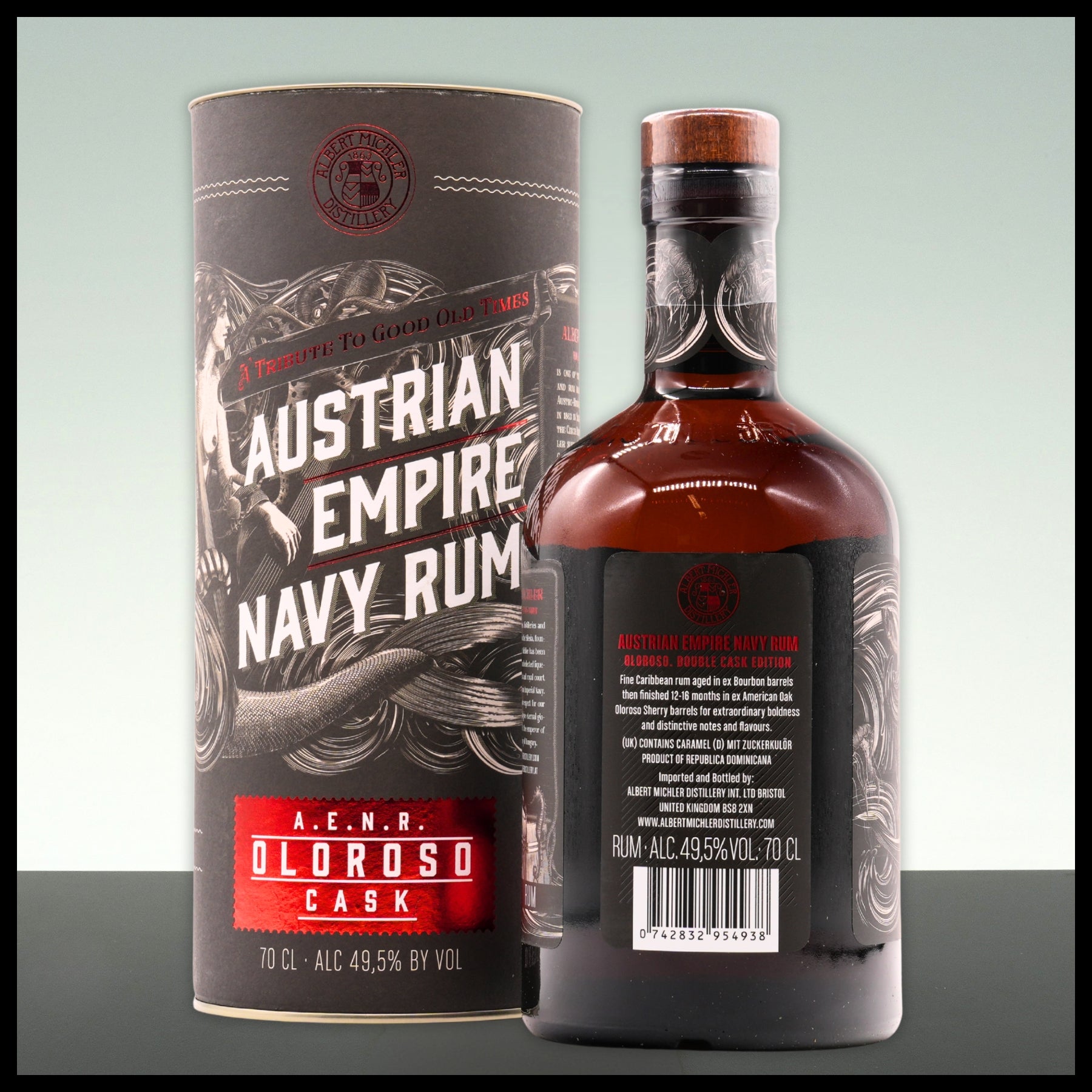 Austrian Empire Navy Rum Oloroso Cask 0,7L - 49,5% Vol. - Trinklusiv