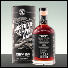 Austrian Empire Navy Rum Reserva 1863 0,7L - 40% Vol. - Trinklusiv