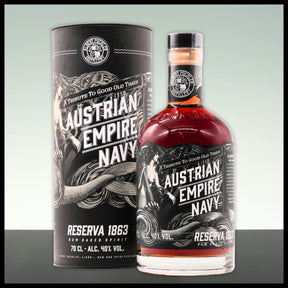 Austrian Empire Navy Rum Reserva 1863 0,7L - 40% Vol. - Trinklusiv
