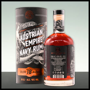Austrian Empire Navy Rum Solera 18 YO 0,7L - 40% Vol. - Trinklusiv