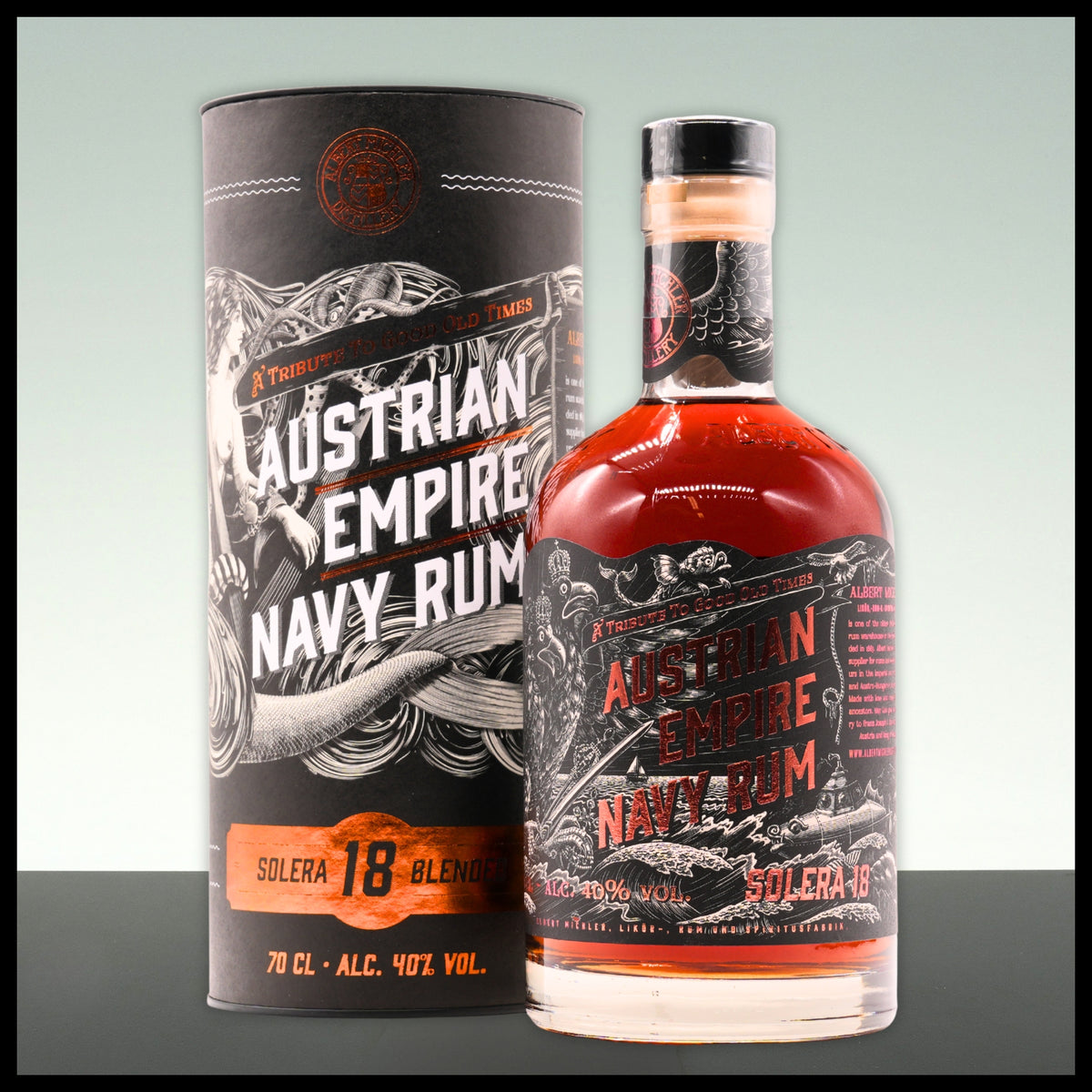 Austrian Empire Navy Rum Solera 18 YO 0,7L - 40% Vol. - Trinklusiv