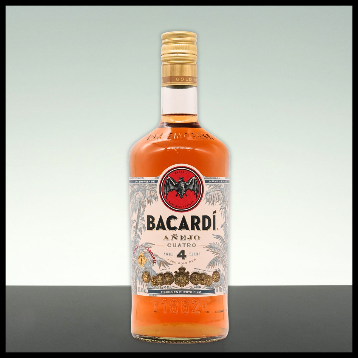 Bacardi 4 YO Anejo Cuatro Gold Rum 0,7L - 40% Vol.