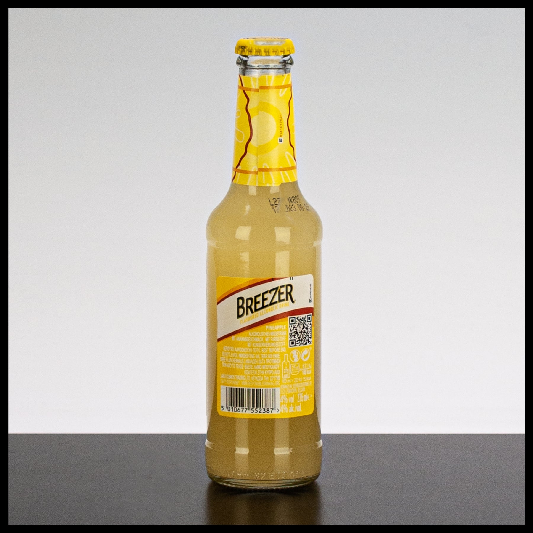 Bacardi Breezer Pineapple 0,275L - 4% Vol. - Trinklusiv