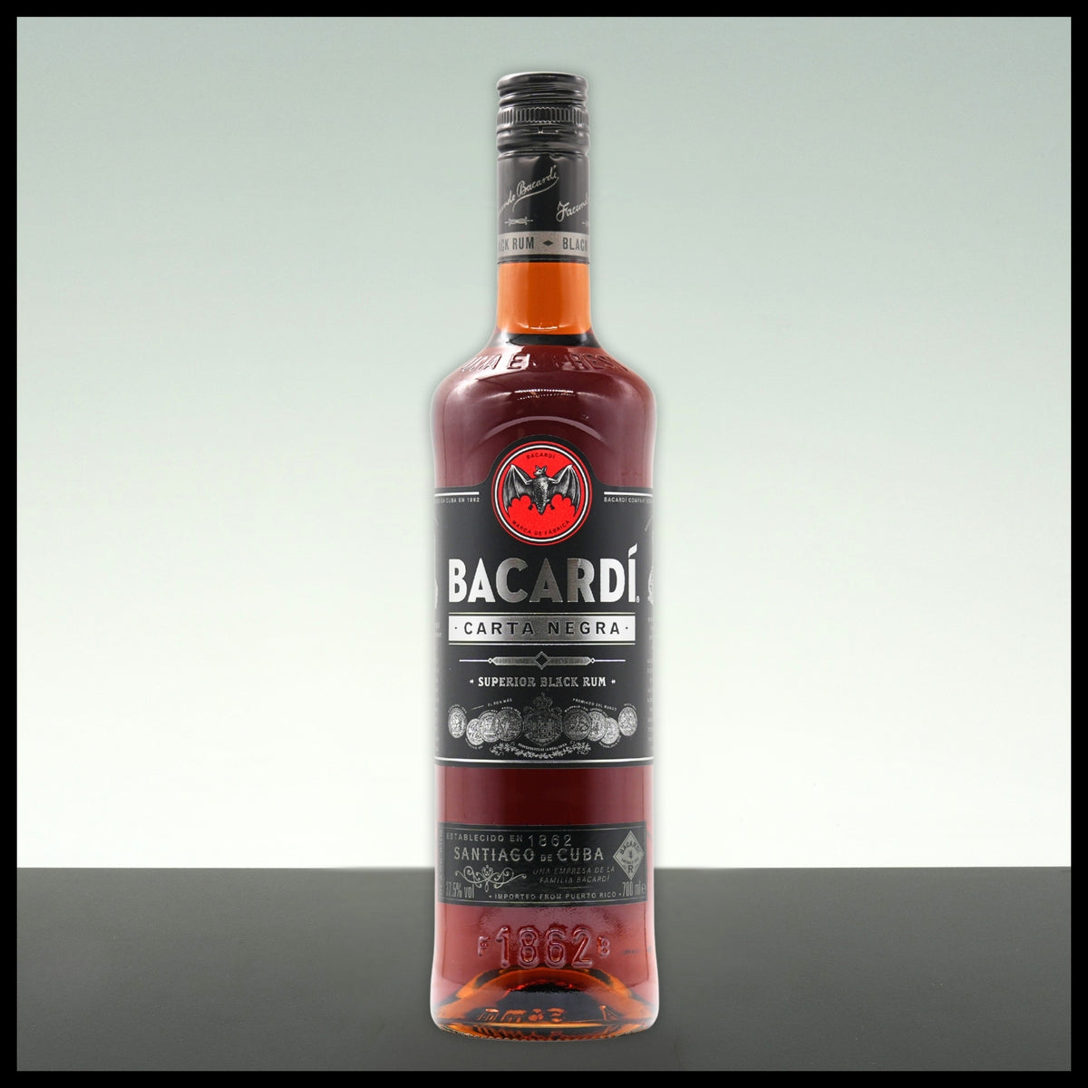 Bacardi Carta Negra Superior Black Rum 0,7L - 37,5% Vol.