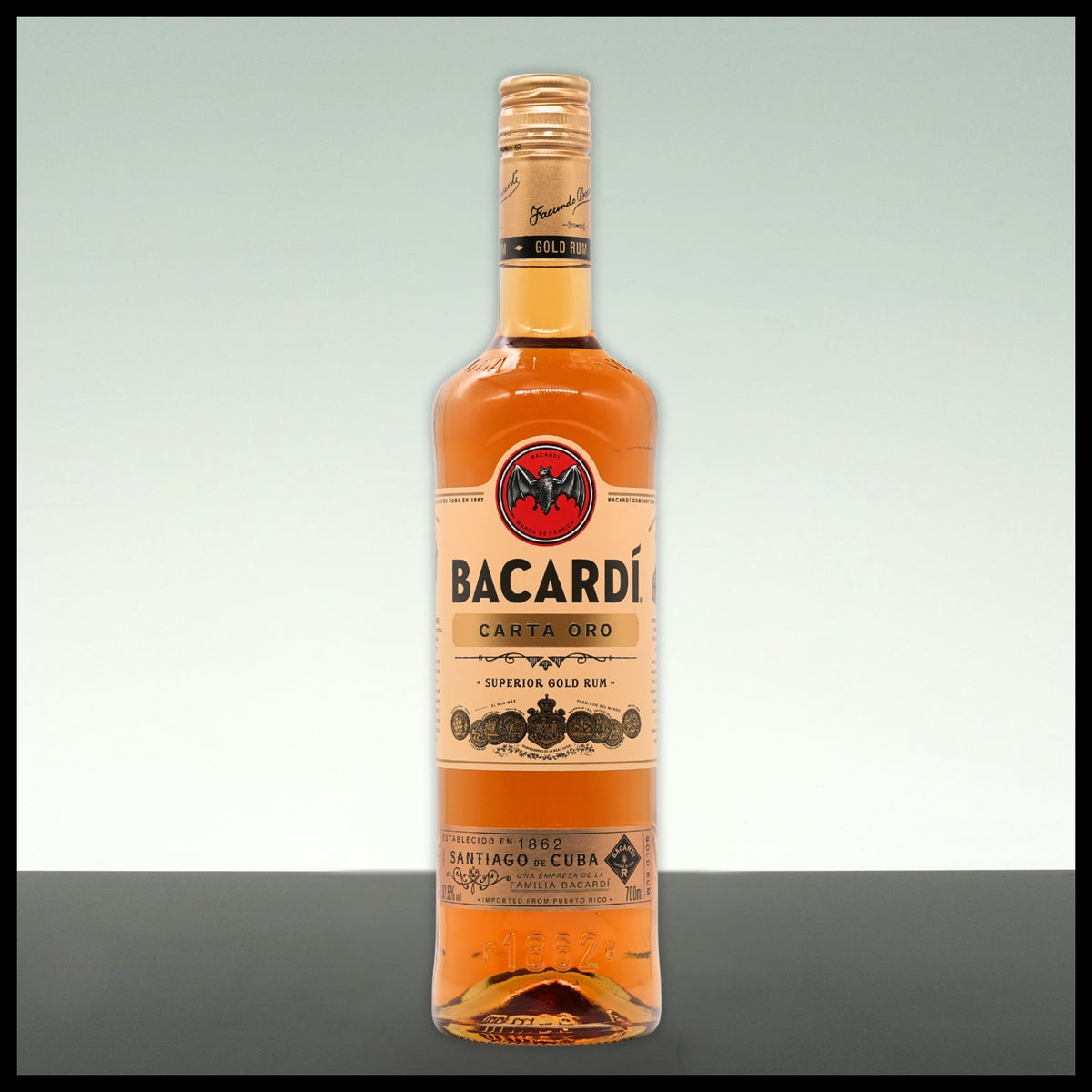 Bacardi Carta Oro Superior Gold Rum 0,7L - 37,5% Vol.