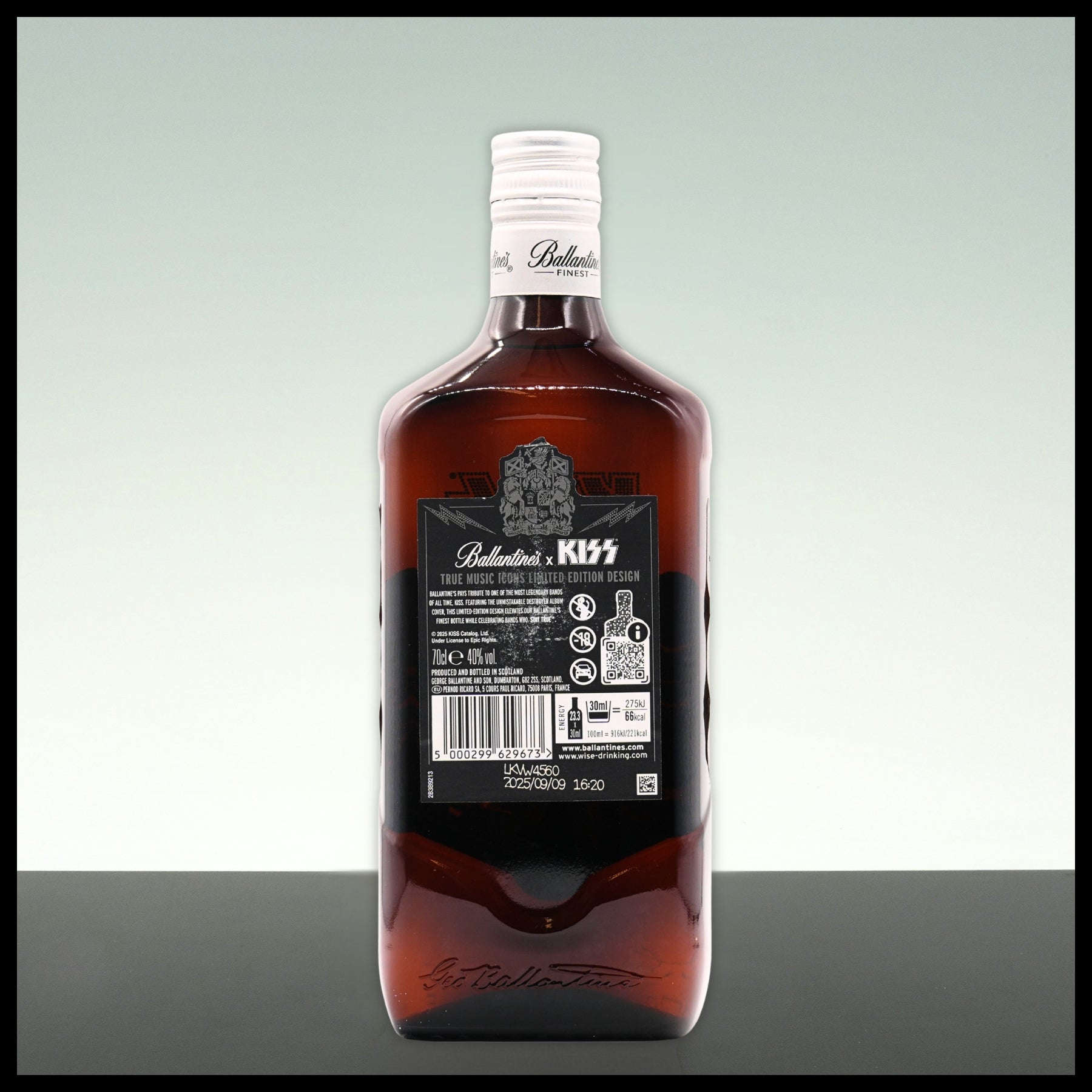 Ballantine's Finest KISS Limited Edition Blended Whisky 0,7L - 40% Vol.