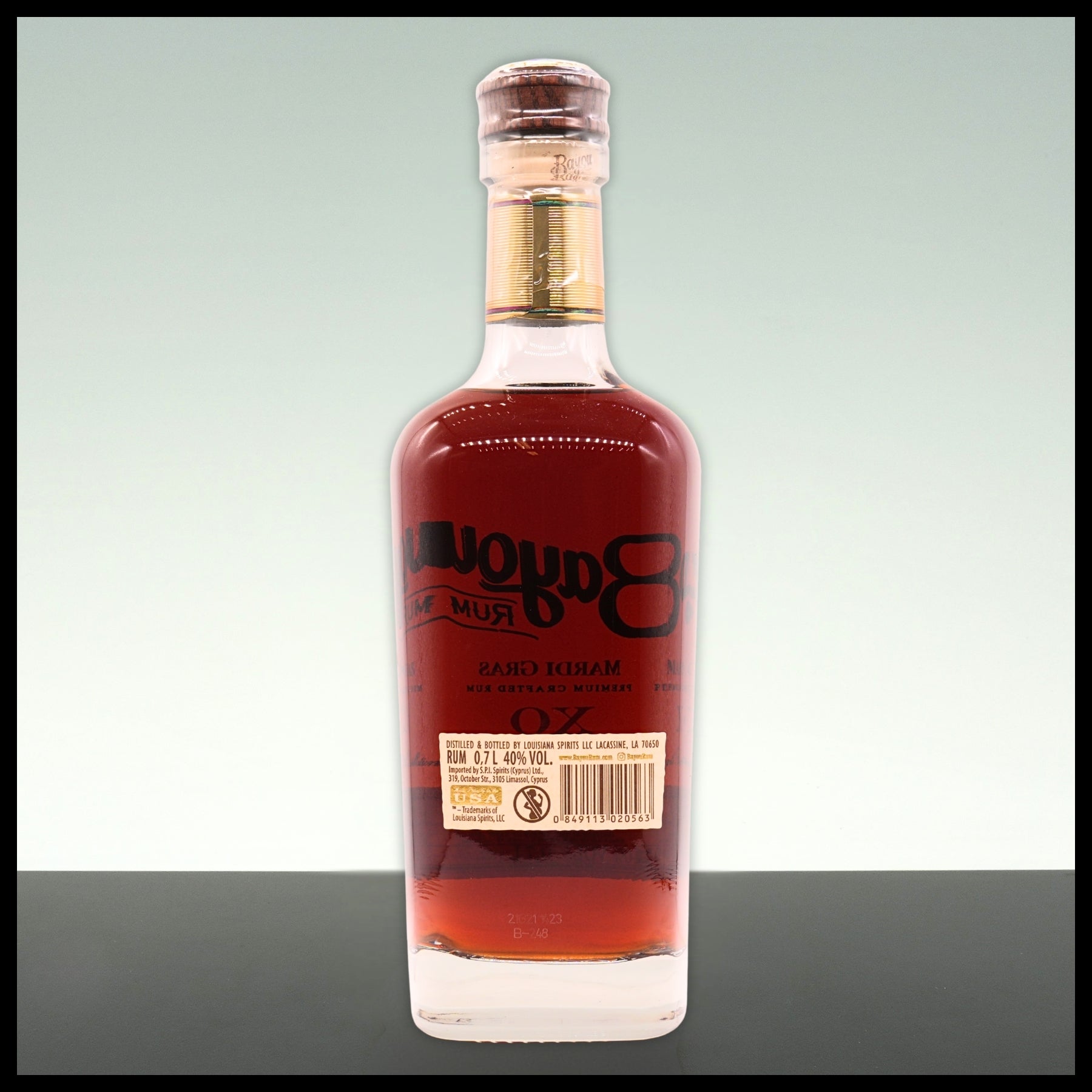 Bayou XO Mardi Gras Rum 0,7L - 40% Vol.