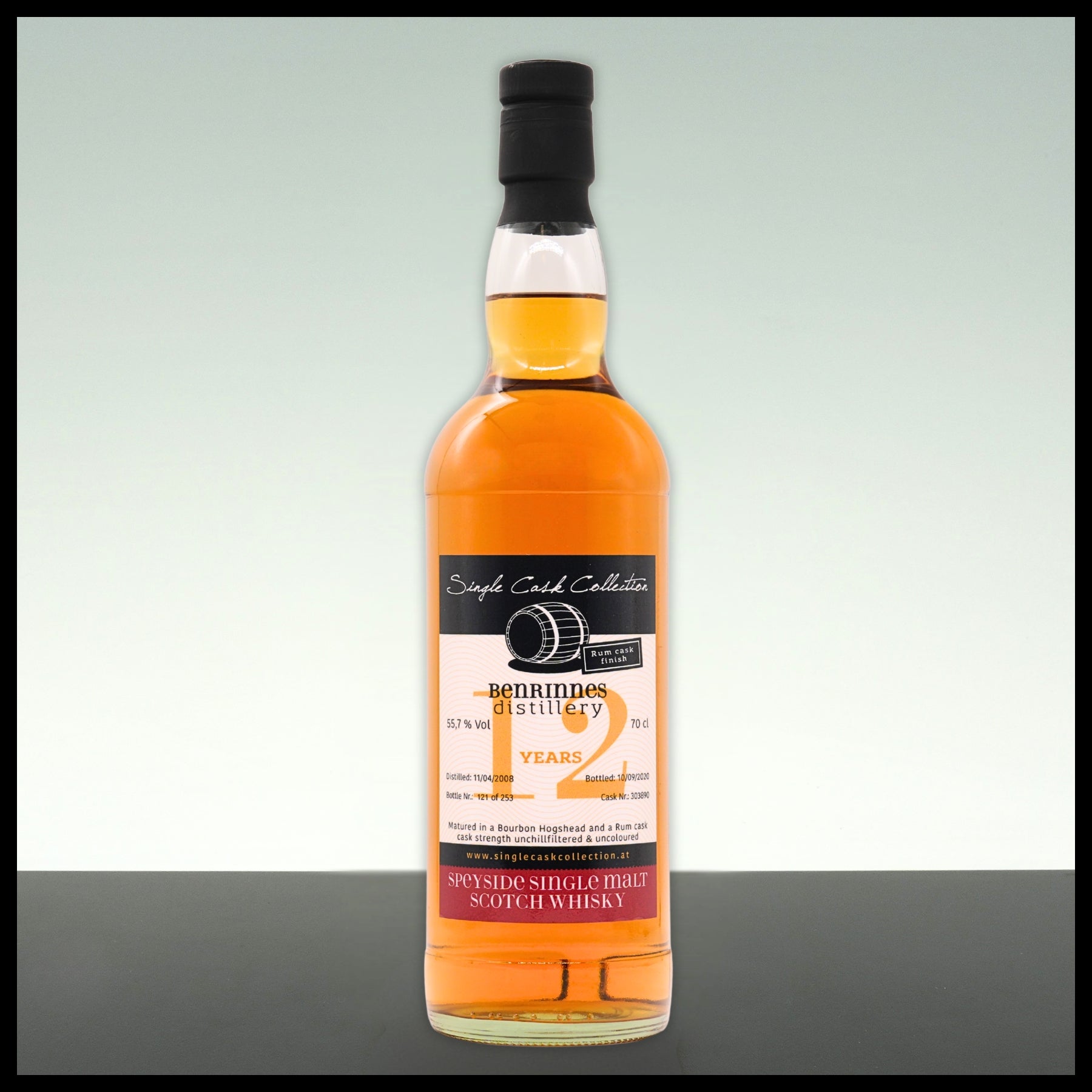 Benrinnes 12 YO 2008 Single Cask Collection 0,7L - 55,7% Vol. - Trinklusiv