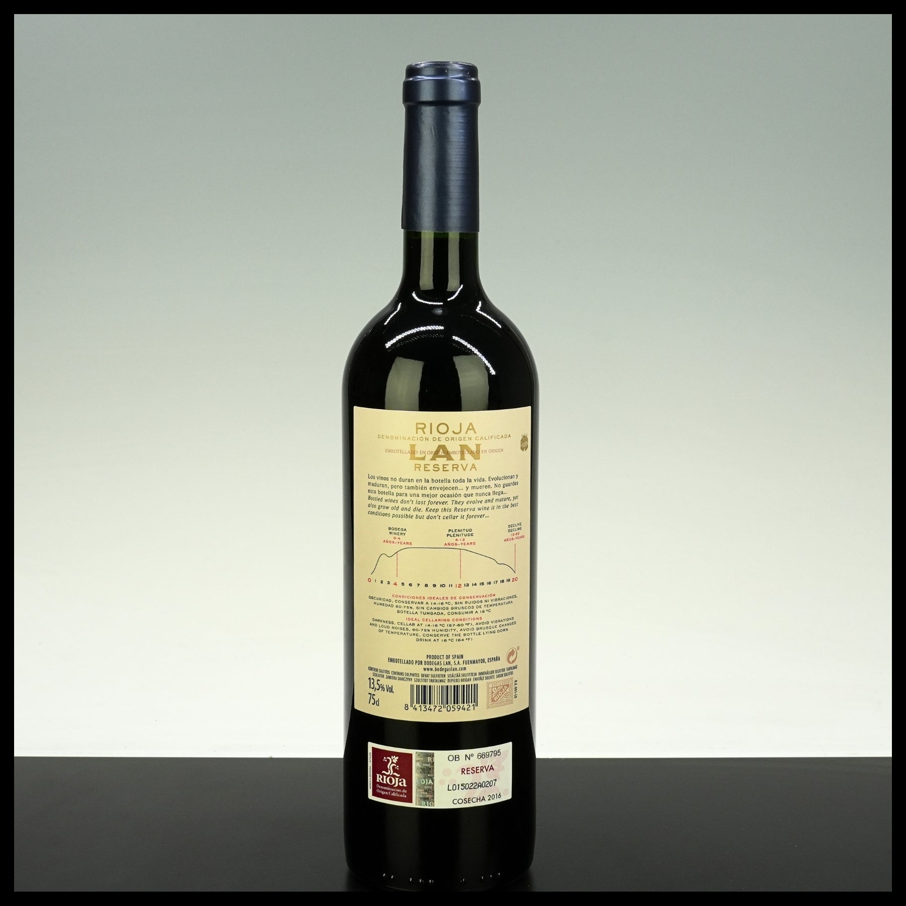 Bodegas Lan Rioja Reserva 2016 0,75L - 13,5% Vol.