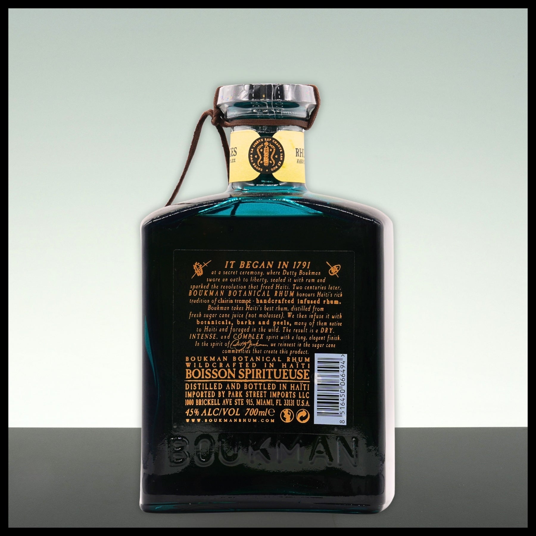 Boukman Haiti Rhum 0,7L - 45% Vol.