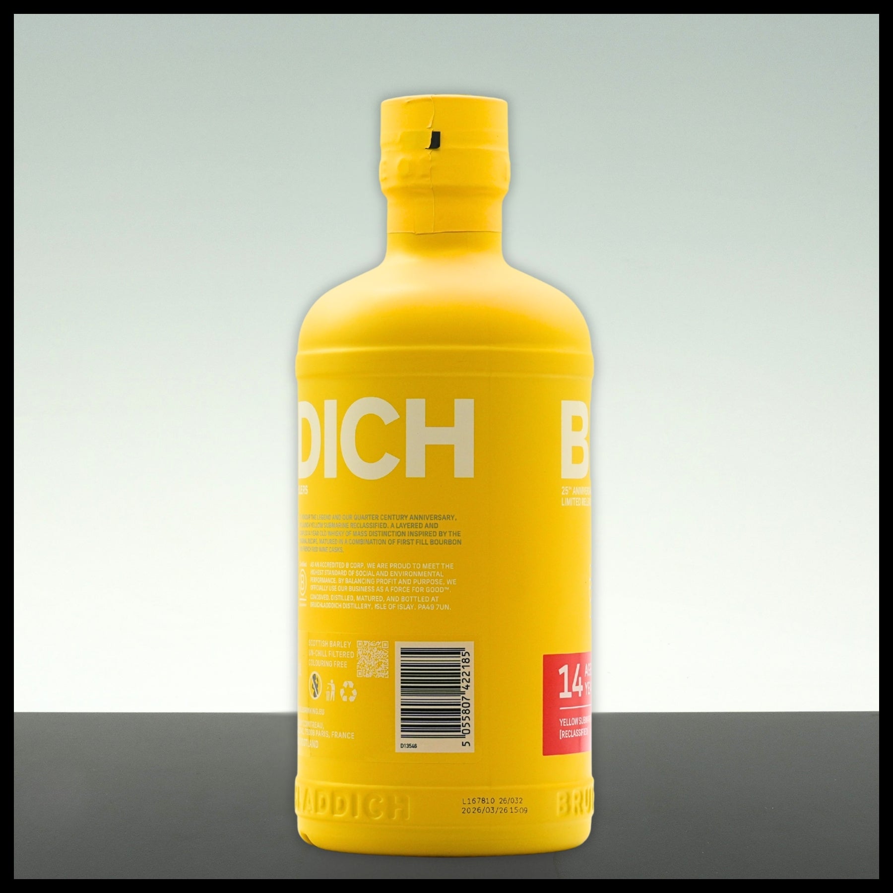 Bruichladdich 14 YO Yellow Submarine Single Malt Whisky 0,7L - 54,2% Vol.