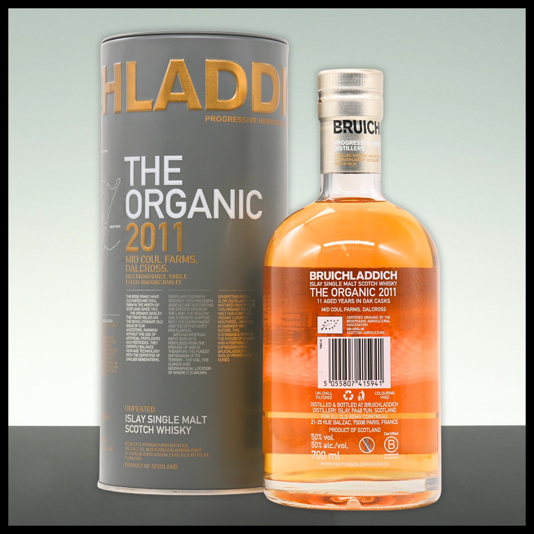 Bruichladdich THE ORGANIC 2011 Single Malt Whisky 0,7L - 50% Vol. - Trinklusiv