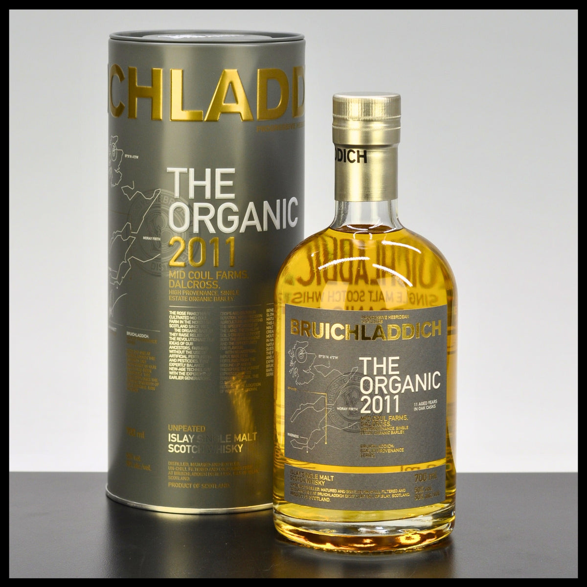 Bruichladdich THE ORGANIC 2011 Single Malt Whisky 0,7L - 50% Vol.