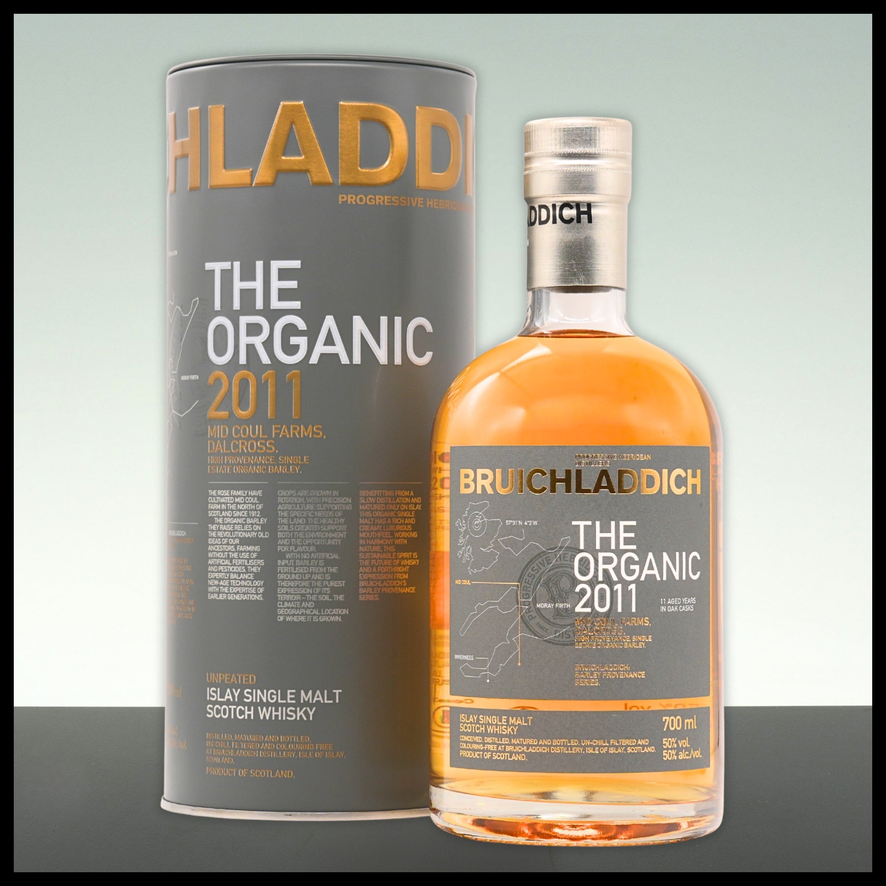 Bruichladdich THE ORGANIC 2011 Single Malt Whisky 0,7L - 50% Vol. - Trinklusiv