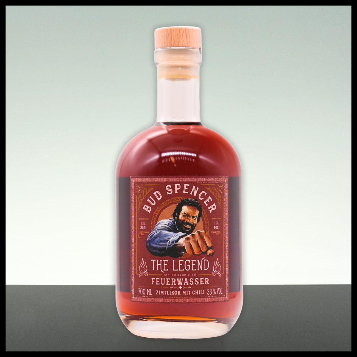 Bud Spencer The Legend Feuerwasser Chili-Zimt-Likör 0,7L - 33% Vol.