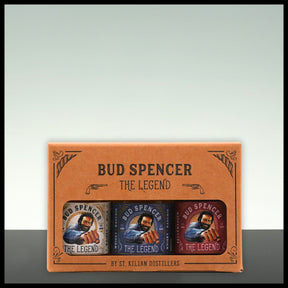 Bud Spencer THE LEGEND Miniaturen-Geschenkbox 3x 0,05L - 42,67% Vol.