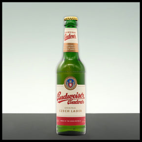 Budweiser Budvar Original Czech Lagerbier 0,33L - 5% Vol. - Trinklusiv