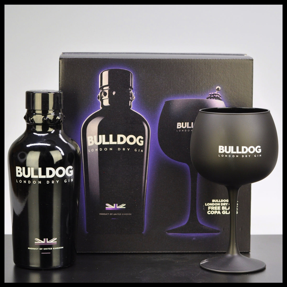 Bulldog London Dry Gin Geschenkbox mit Glas 0,7L - 40% Vol.