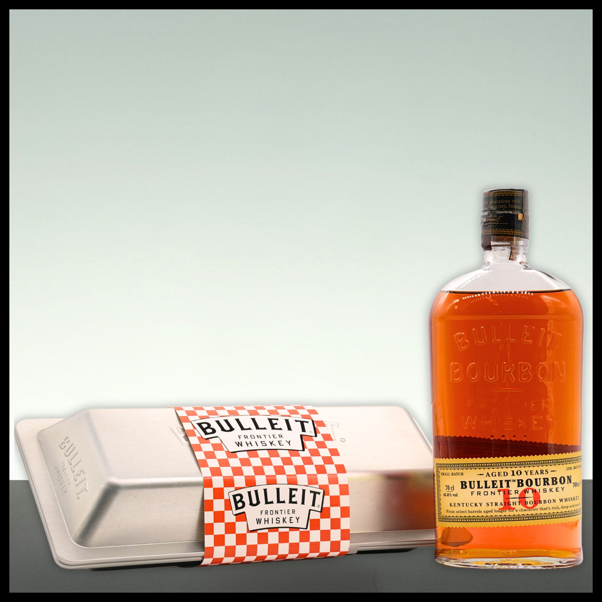 Bulleit Bourbon 10 YO mit Lunchbox 0,7L - 45,6% Vol. - Trinklusiv