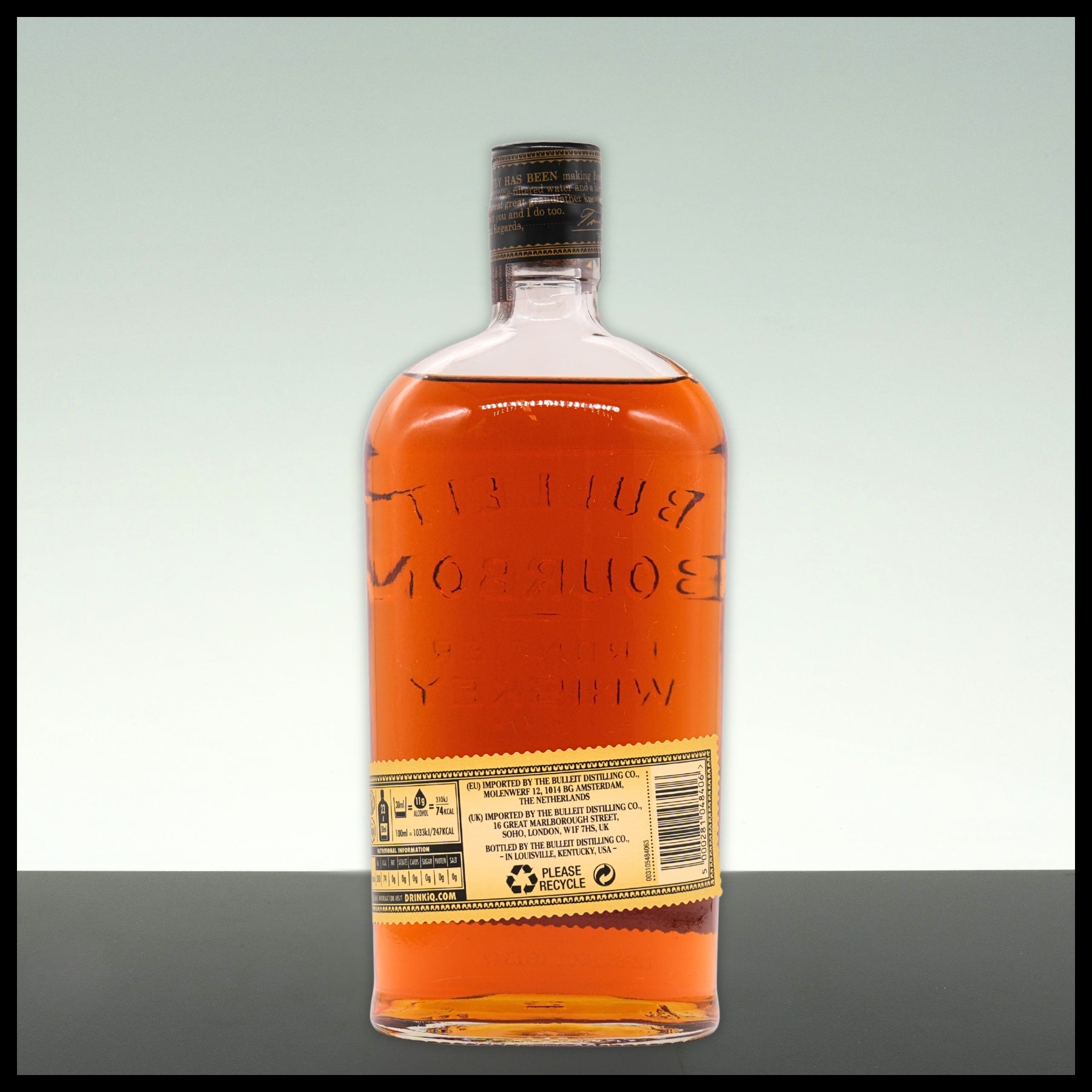 Bulleit Bourbon 10 YO Kentucky Straight Bourbon Whiskey 0,7L - 45,6% Vol. - Trinklusiv