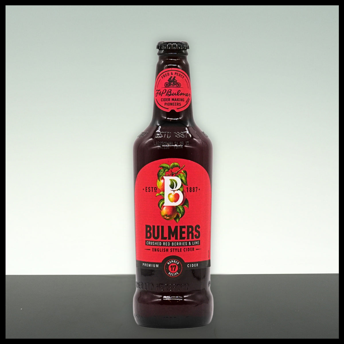 Bulmers Red Berries & Lime Premium Cider 0,5L - 4% Vol.