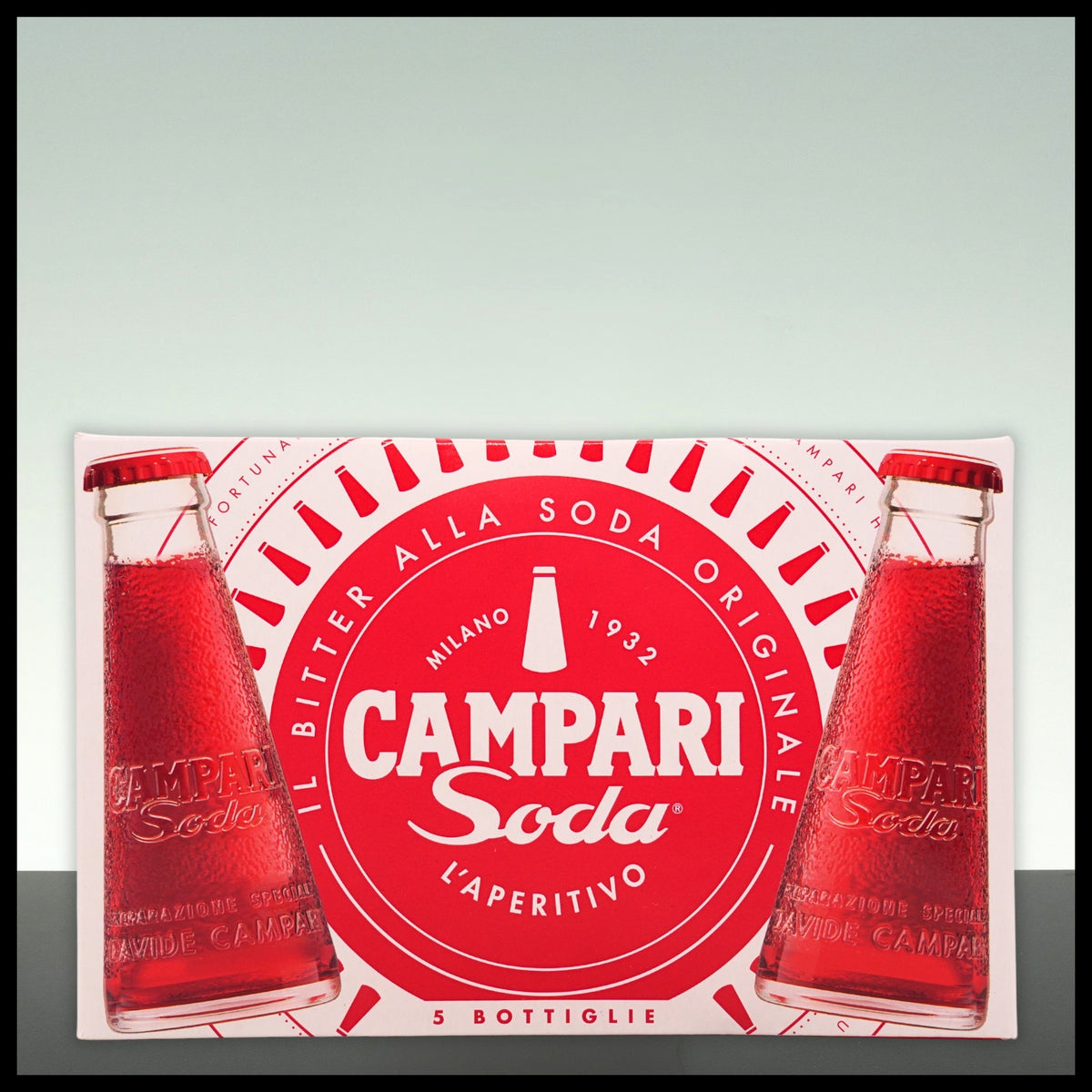 Campari Soda 5x 0,098L - 10% Vol. - Trinklusiv