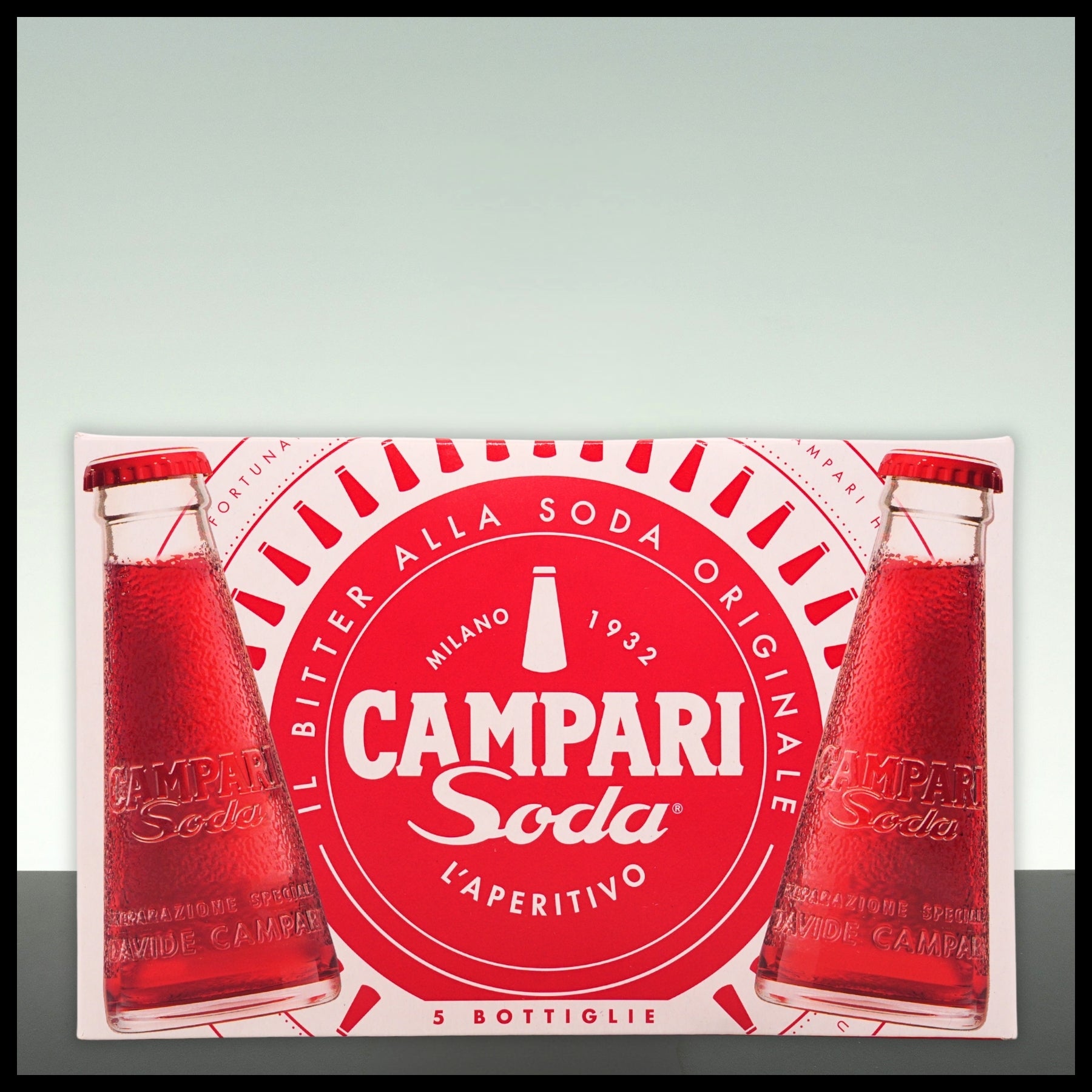 Campari Soda 5x 0,098L - 10% Vol. - Trinklusiv