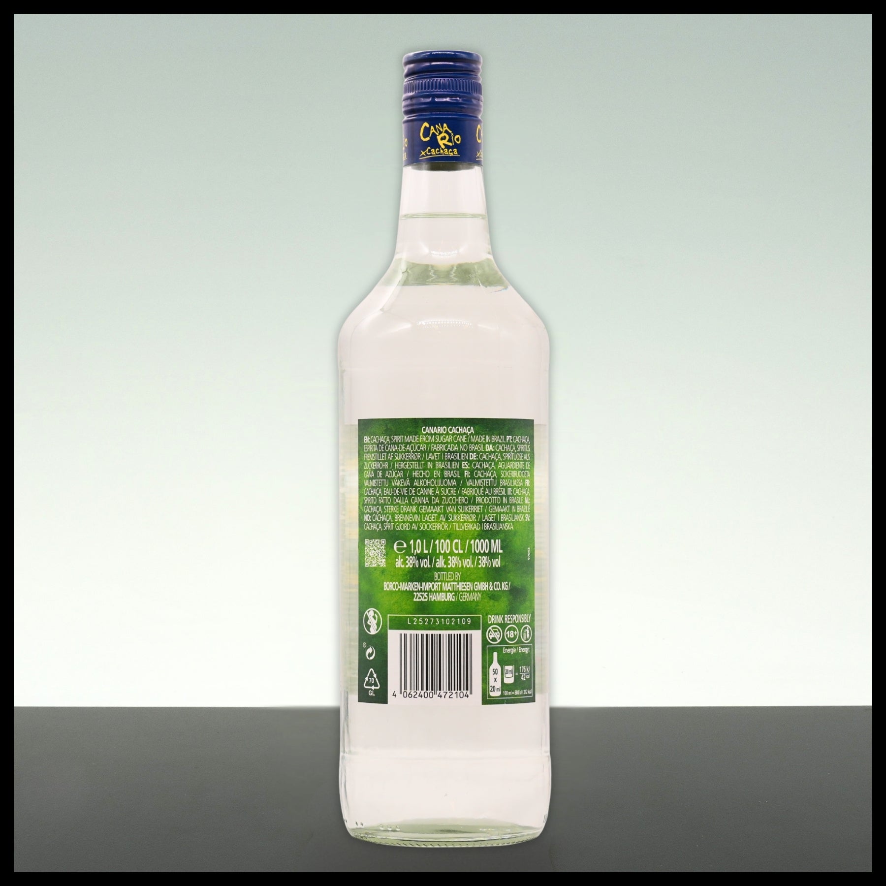Canario Cachaca 1L - 40% Vol. - Trinklusiv